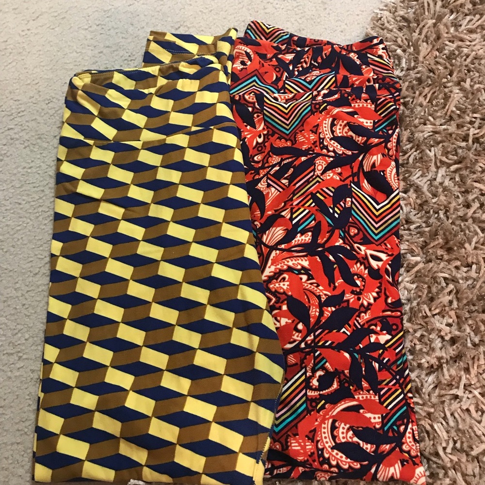 Lularoe TC leggings and Irmas